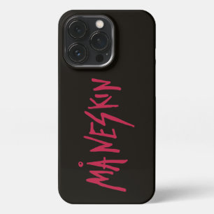 Funda Para iPhone 13 Pro Maneskin Black & Red Logo Phonecase