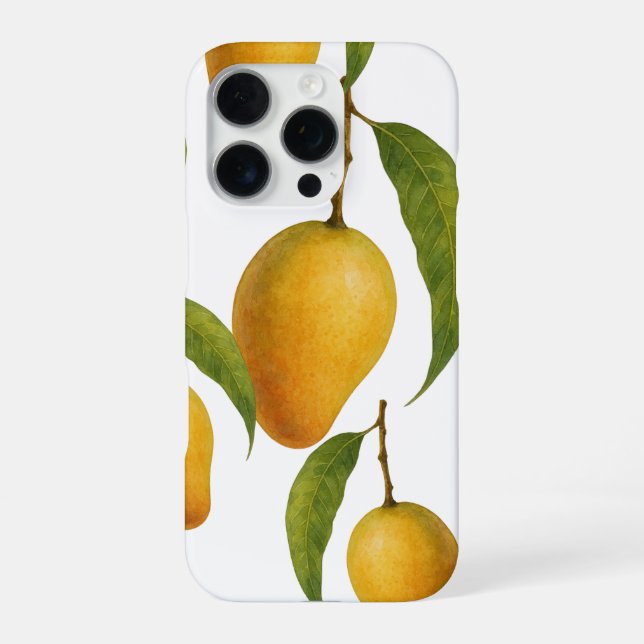 Funda Para iPhone Mango Madness Sweet, Juicy and Trendy. (Reverso)
