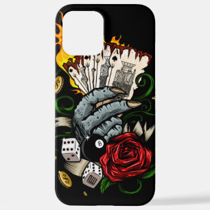 Funda Para iPhone 12 Pro Max Mano De Tarjetas