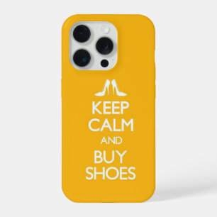 Mantén la Calma y Compra Zapatos Amarillo