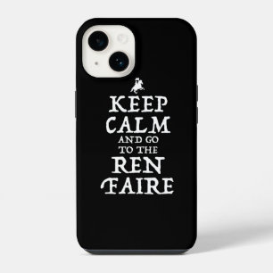 Funda Para iPhone 14 Mantén la Calma y Ve a la Feria Renacentista
