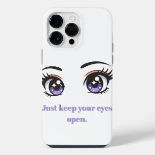 Funda Para iPhone 14 Pro Max "Mantén los ojos abiertos" Fundas de teléfono con