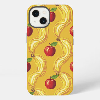 manzana con diseño de patrón amarillo iphone 13 fu