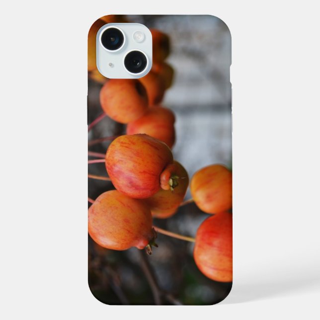Funda Para iPhone Manzanas de otoño rojas (Reverso )