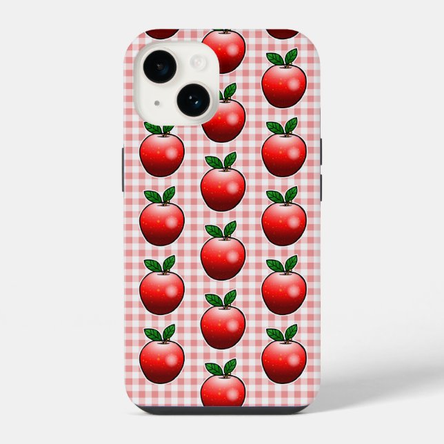 Funda Para iPhone Manzanas Rojas (Reverso )