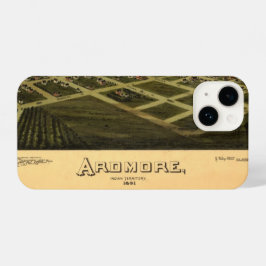 Funda Para iPhone 14 Mapa antiguo de la época Ardmore Oklahoma 1891