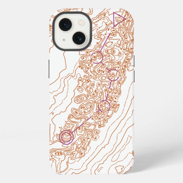 Funda Para iPhone Mapa de Orientación Brownell (Reverso )