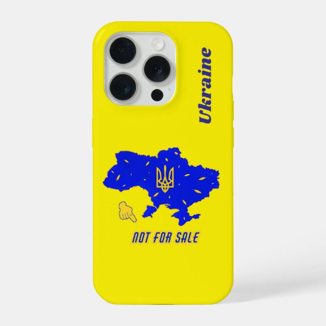 Funda Para iPhone Mapa de Ucrania (Reverso )