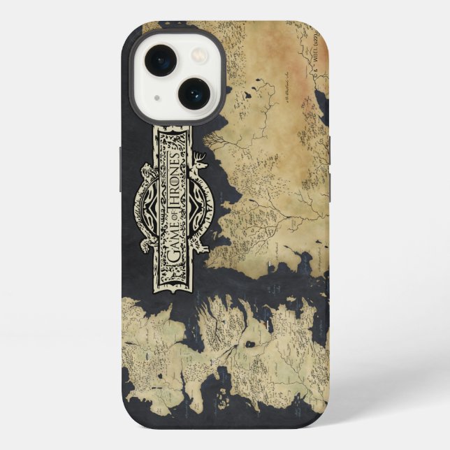 Funda Para iPhone Mapa de Westeros (Reverso )