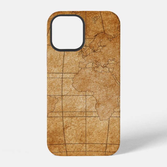 Funda Para iPhone mapa del mundo (Reverso )