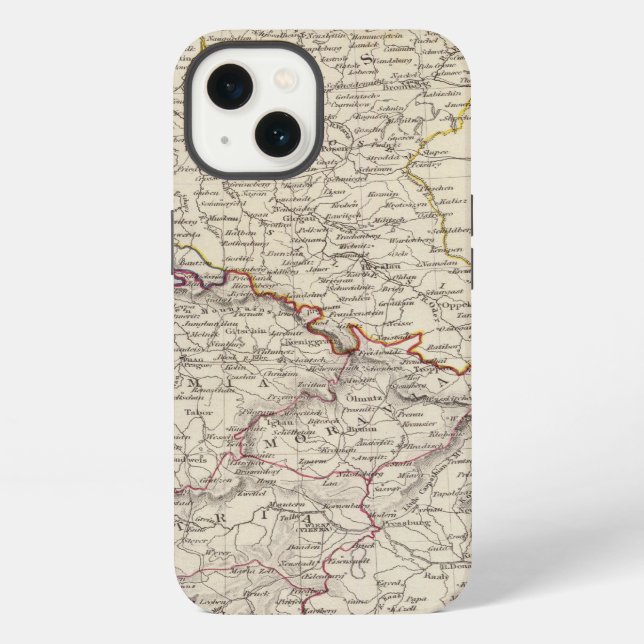 Funda Para iPhone Mapa general de Alemania (Reverso )