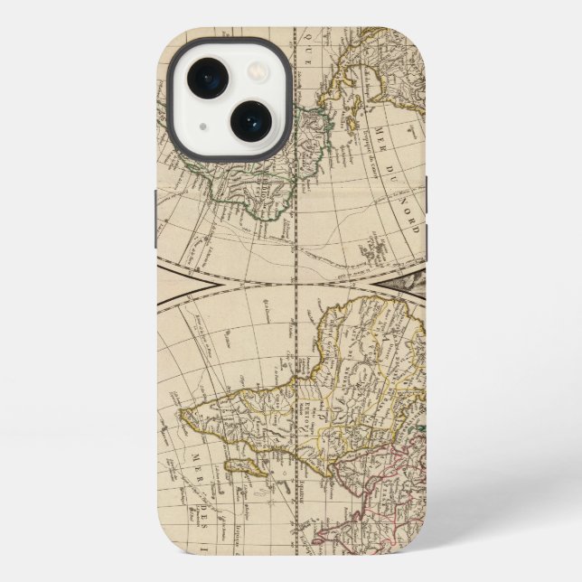 Funda Para iPhone Mapa mundial 9 (Reverso )