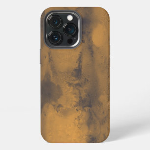 Funda Para iPhone 13 Pro Mapa Mundial de Marte Planeta Rojo por Satélite