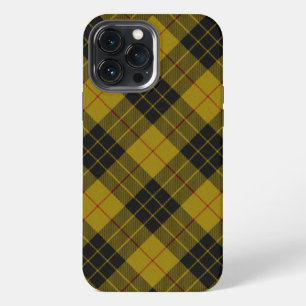Funda Para iPhone 13 Pro Max Maquillaje tartán amarillo chapa