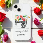 Funda Para iPhone 14 Máquina de coser sastre Seamstress Dressmaker<br><div class="desc">Máquina de coser iPhone 14 Funda con Máquina de coser de color negro y flores acuarelas sobre fondo blanco. Más productos con este diseño están en la colección de abajo.</div>