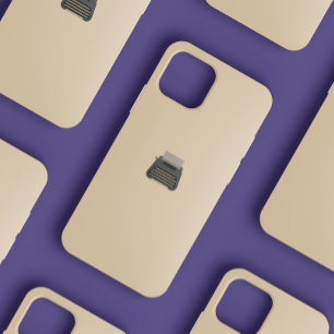 Funda Para iPhone 12 Mini Máquina de escribir minimalista femenina vintage l