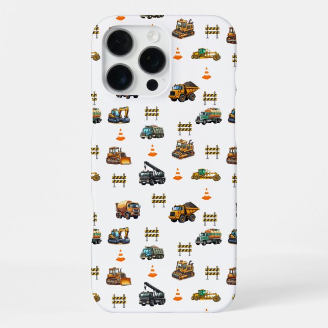 Funda Para iPhone Maquinaria de construcción  (Reverso )