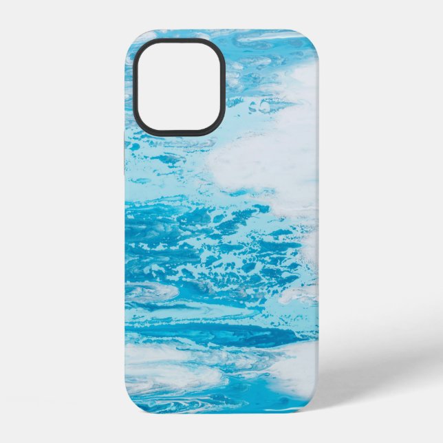 Funda Para iPhone Mar azul (Reverso )