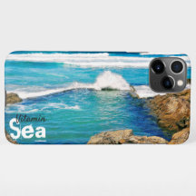 Mar de vitamina, oleaje turquesa con salpicaduras