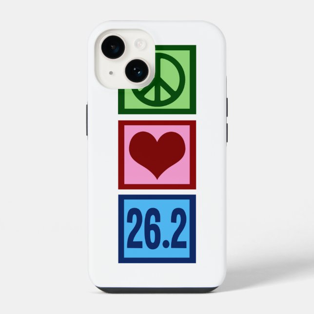 Funda Para iPhone Maratón de Paz y Amor (Reverso )