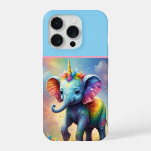 Maravillas Radiantes: El Elefante Unicornio Bebé A
