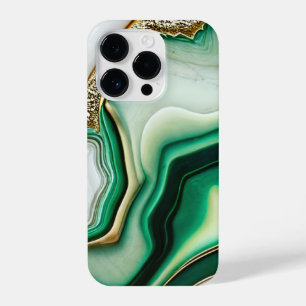 Funda Para iPhone 14 Pro Marble Jade Agate
