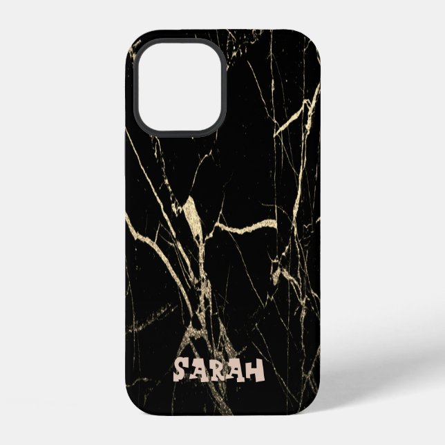Funda Para iPhone Marble negro de moda de Guay (Reverso )