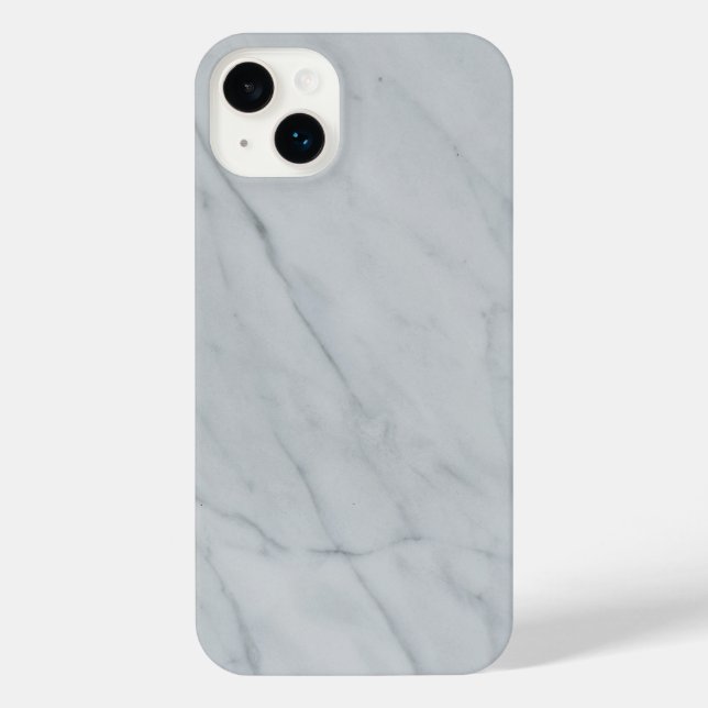 Funda Para iPhone Marble Stone White iPhone 14 Plus (Reverso )