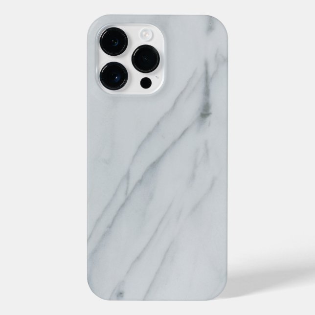 Funda Para iPhone Marble Stone White iPhone 14 Pro Max (Reverso)