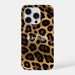 Marca Gold Brown Leopard Animal print