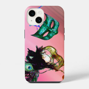 Funda Para iPhone 14 MARDI GRAS MÁSCARA de seda