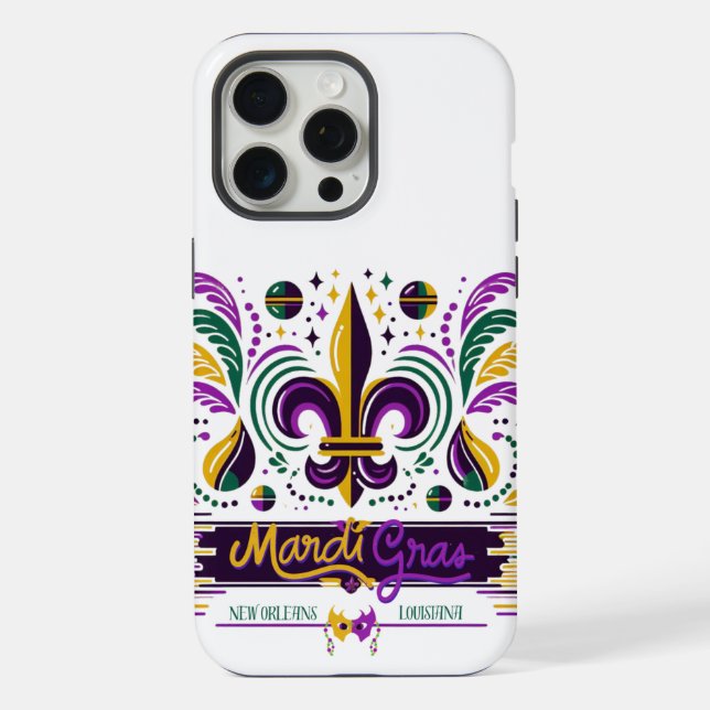 Funda Para iPhone Mardi Gras Nueva Orleans (Reverso )