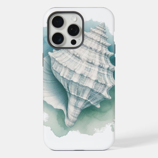 Funda Para iPhone Marea costera/náutica (Reverso )