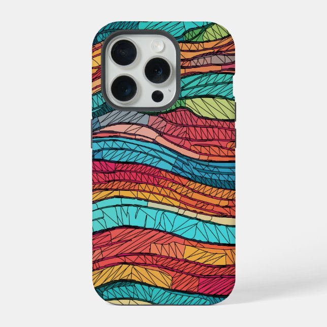 Funda Para iPhone Marea Mosaico (Reverso )