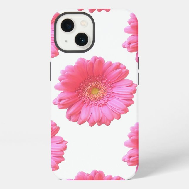 Funda Para iPhone Margarita gerbera rosa (Reverso )