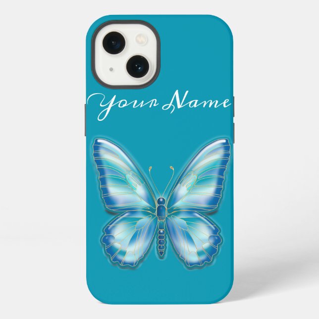 Funda Para iPhone Mariposa  (Reverso )