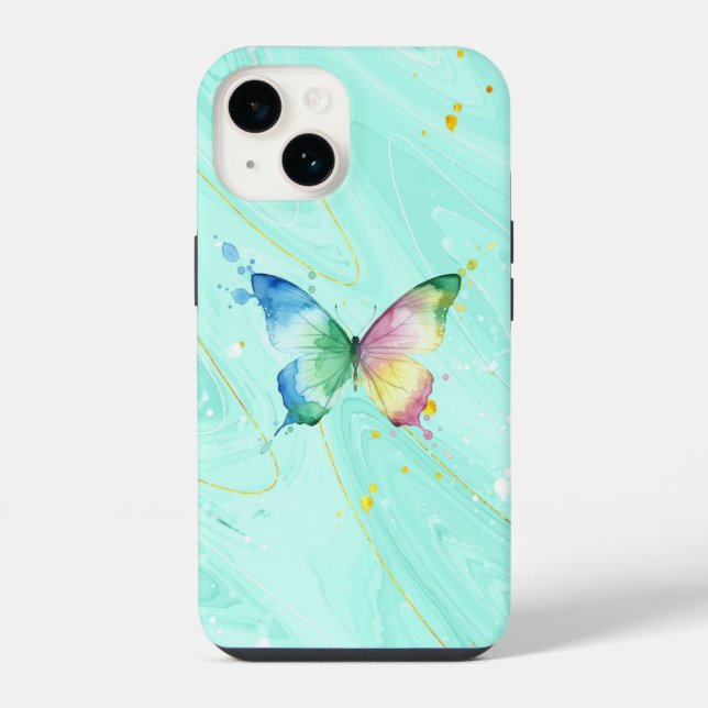 Funda Para iPhone Mariposa (Reverso )
