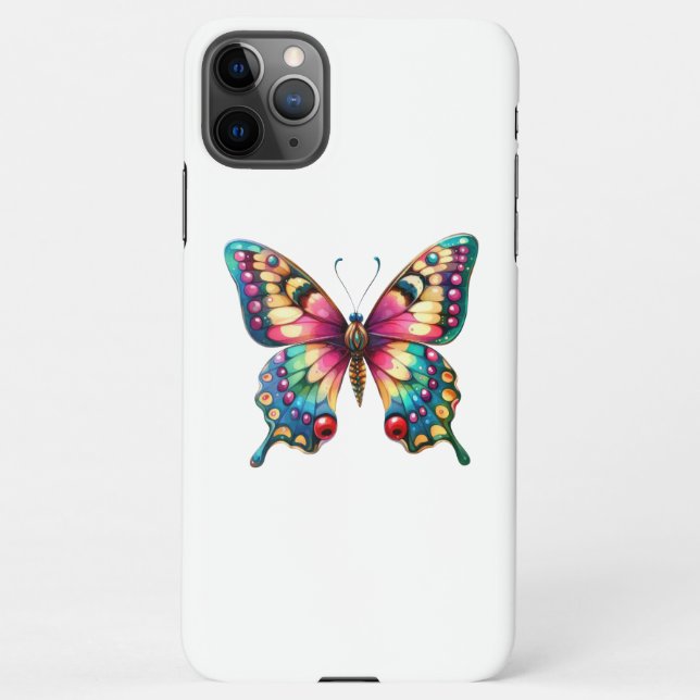 Funda Para iPhone Mariposa (Reverso)