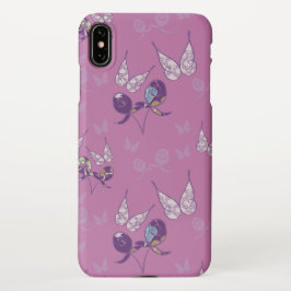 Funda Para iPhone XS Max Mariposa Alegría iPhone XS Max Funda (púrpura)