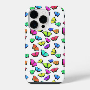 Funda Para iPhone 14 Pro Mariposa arcoiris