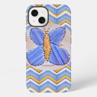 Mariposa azul Chevron