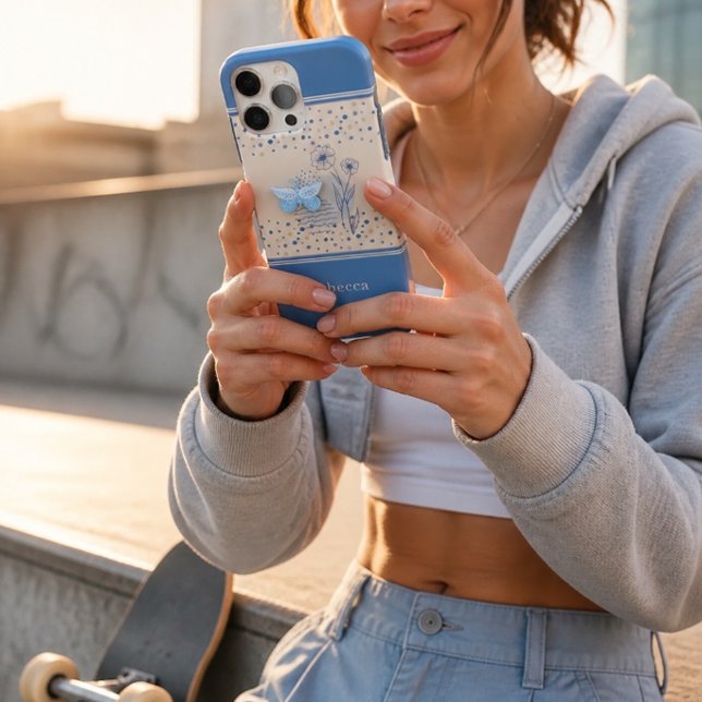 Funda Para iPhone Mariposa Boho y Botánico (Subido por el creador)