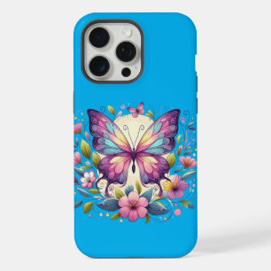 Mariposa de colores vivos