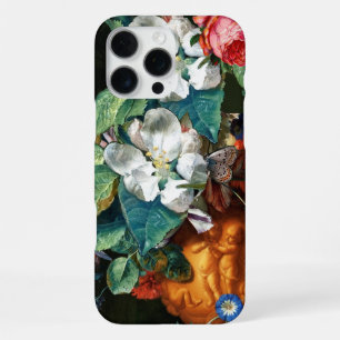 Funda Para iPhone 16 Pro Max MARIPOSA EN FLORES BLANCOS Floral