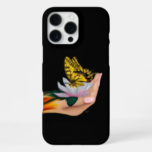 Funda Para iPhone 16 Pro Max Mariposa en Lotus Bloom