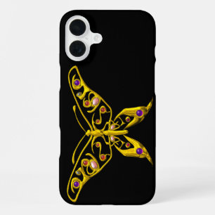 FUNDA PARA iPhone 16 PLUS MARIPOSA HIPER NEGRA