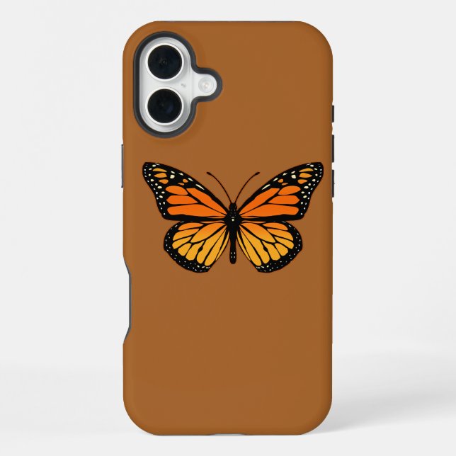 Funda Para iPhone Mariposa monarca (Reverso )