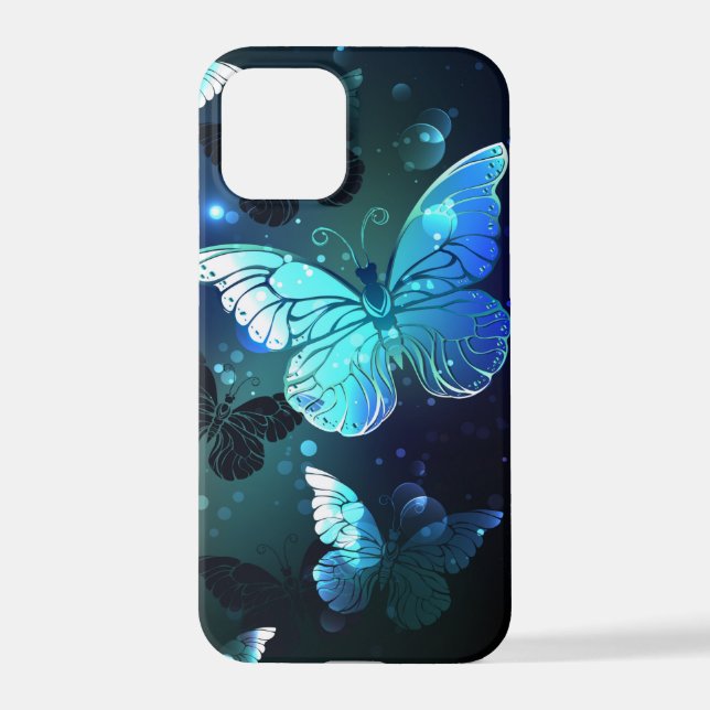 Funda Para iPhone Mariposa nocturna fluida (Reverso )