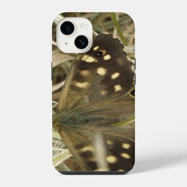 Funda Para iPhone Mariposa Pardilla (Reverso )