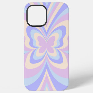 Funda Para iPhone 12 Pro Max Mariposa Psicodélica Retro Estética Pastel